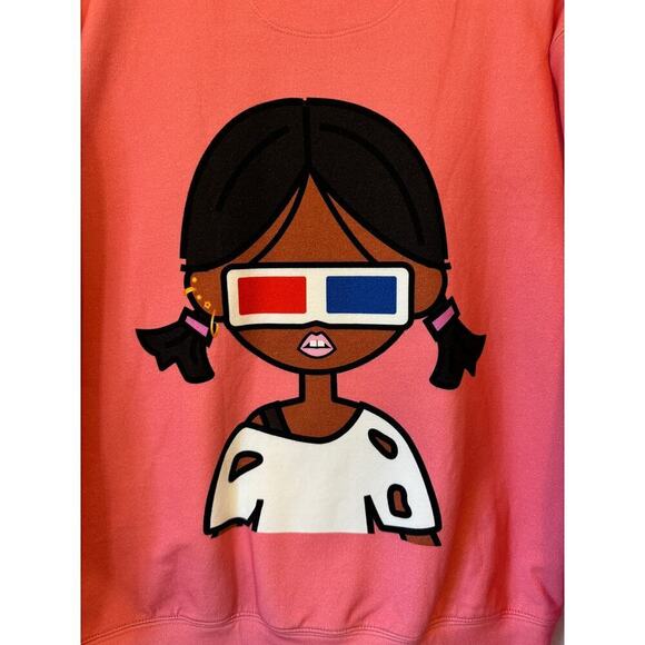 Miss O Cool Girl x THEME NFT Women’s Crew Sweater Sustainable Organic Cotton - M - Picture 2 of 15